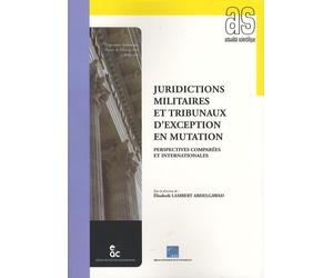 Juridictions militaires et tribunaux d'exception en mutation : Perspectives comparées et internationales