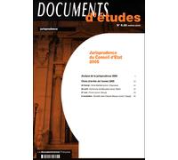 Jurisprudence du Conseil d'Etat 2005 Tome 6 .22 - Collectif - Documentation Francaise - broché - Scolaire / Universitaire