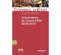 Jurisprudence Du Conseil D'etat 2018-2019