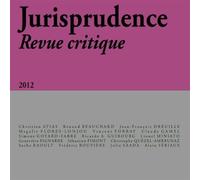 Jurisprudence - revue critique 2012 T3-2012 - Collectif - Univeau De Savoie Faculte De Droit - broché - Revue