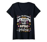 Juriste Fabuleuse femme drole Avocate Juriste d'entreprise T-Shirt avec Col en V