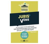 Juris'Vème: 25 fiches pour réviser les institutions politiques de la Vème République
