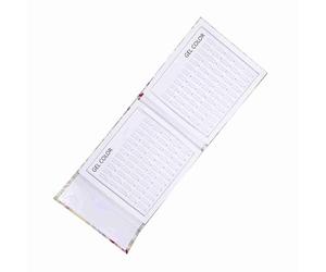 Juroupi 2 Types Couleur d'ongle Charte d'affichage Livre de Vernis à Ongles Color Couleur de Couleur Nail Art Montrant la Carte (Livre de cartes de couleurs à motifs)