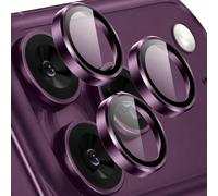Jurqqer Protection Caméra pour iPhone 18 Pro Max / 18 Pro, Bordeaux | Lot de 2, Verre Saphir 9H , Transparent HD, Protection Anti-Rayures, Installation Facile,Clarté Photo d’origine