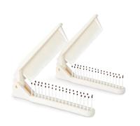 Jurrissa Lot de 2 peignes à cheveux pliables, mini peignes pliables pour sac à main, sacs, peignes à cheveux pliables de voyage, petits peignes de poche pour femmes, hommes et enfants (beige)