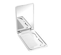 Jurrissa Peigne à cheveux portable avec miroir compact avec peigne à cheveux pour sac à main, peigne de poche de voyage avec miroir, petit miroir de poche et mini peigne, brosse à cheveux pliable avec