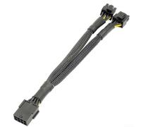 Jurtmy Câble d'alimentation PCI-E pour 8p vers 2 x 8p GPU répartiteur en Y | Fil de cuivre 18 AWG, contacts nickelés, tension plus stable, pour l'exploitation minière et les PC de jeu