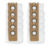 Jurtmy Lot de 4/10 sacs d'aspirateur de rechange compatibles avec MEDION, X20 SW+ MD 11415, X21 SW+ MD 11500, sacs à poussière de grande capacité (lot de 10)
