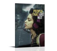 JURYEYRBGT People That Are Not Me Poster Art mural esthétique Toile Vintage Poster Peinture décorative pour la décoration de la chambre 30 x 45 cm (30 x 45 cm) Style de cadre