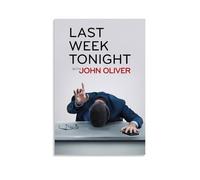 JURYEYRBGT Poster « Last Week Tonight » - Impression moderne sur toile pour salon, chambre à coucher - 20 x 30 cm - Style sans cadre