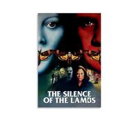 JURYEYRBGT Poster Le silence des agneaux - Impression sur toile - Impression moderne pour salon, chambre à coucher - 60 x 90 cm - Style sans cadre