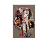 JURYEYRBGT Poster Mémoires d'une Geisha6 - Impression sur toile - Impression moderne pour salon, chambre à coucher - 30 x 45 cm - Sans cadre