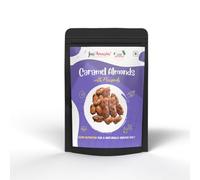 Jus' Amazin Roasted Almonds Coated with Organic Flax Seeds - Sweet 'N' Salty (35g), 22% Protein, 100% Natural, Vegan, Dairy Free, Free