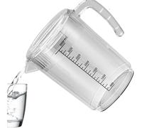 Jus carafe, bouilloire à eau froide, thé thé tacher transparent avec mesures de manipulation du couvercle du filer | Serviteur de boissons hermétiques, distributeur de boissons de 2500 ml pour