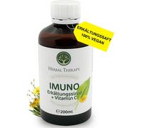 Jus contre le rhume + C, contre les infections grippales, sirop contre la toux - sirop aux herbes, 200ml