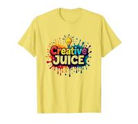 Jus créatif : Inspiration Artistique vibrante T-Shirt, Homme, Citron, 3XL