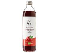 Jus d’airelles sauvages bio de LOOV, 500 ml, 100% d’airelles pressées, Contient des polyphénols, aucun sucre ajouté, aucune eau ajoutée, récoltées dans les forêts nordiques