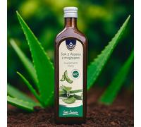 Jus d’aloe vera avec pulpe 99,7% pur - détox, digestion, immunité - grand format 1L - sans sucre