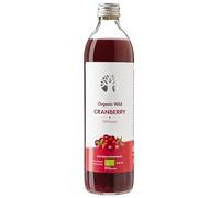 Jus de canneberges sauvages de LOOV, bio, 500 ml, 100% de canneberges fraîches pressées, Contient des polyphénols, aucun sucre ajouté, aucune eau ajoutée