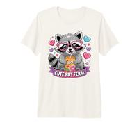 Jus de cœur de Raton Laveur Mignon mais Sauvage T-Shirt Haut de Gamme