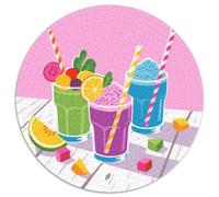 Jus de Fruits Puzzle 1000 Pièces Jouet en Bois Divertissement Créatif DécoRation Intérieure Boissons d'été Jeu Éduchatif Challenge Toy Adultes & Enfants des 14 Ans 1000pcs (67.5x67.5cm)