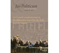 Jus politicum. Revue de droit politique - Le Conseil constitutionnel et les différentes branches du droit : Regards critiques - Volume 10
