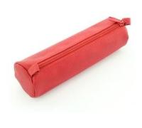 Juscha Étui à stylos Alassio JU-43140 en cuir véritable rouge 21 x 6 cm