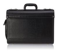 Alassio Valise pilote Juscha Classique 323036 - cuir synthétique noir