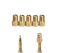 Juscycling Presta vers Schrader Tube convertisseur Outil de Pompe à Vélo Pneu de Vélo Valve Adapter 5 Pcs/Sac