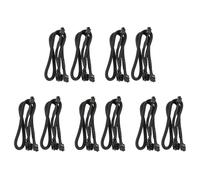 Jushenpoer 10 Pack 8 Broches à Double 8 Broches 6 Broches Pcie Vga Câble d'alimentation pour Supernova G2 G3 G5 P2 T2 GS G + 650 750 850 1000