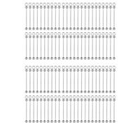 Jushenpoer 100 PièCes Barres de Porte-CléS PerléEs Vierges, Breloques de Barre de Porte-CléS en Perles de Bricolage en MéTal Accessoires de Fabrication de Porte-CléS DéTachables Faciles