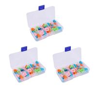 Jushenpoer 120 Pieces Bouchons de Point D’Aiguille Multicolores Protecteurs de Point D'Aiguille Accessoires de Tricot D'Aiguilles avec Boite de Rangement en Plastique,2 Tailles