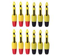 Jushenpoer 12Pcs Pinces à Crochet de Test de Sonde de Perforation de Perçage de D'Isolation avec Prise de 2 mm Réparation de Voiture Automobile
