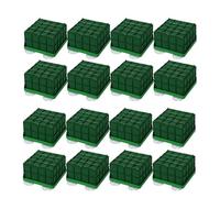 Jushenpoer 16 PièCes Cage en Mousse Florale pour Fleurs Cage en Mousse Florale CarréE Porte-Fleurs avec Mousse Florale pour Cage à Fleurs