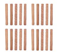 Jushenpoer 20 Pièces Outils de Poterie Rouleaux à Main en Bois pour Argile Argile Tampon ModèLe d'argile Rouleau