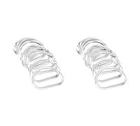 Jushenpoer 20 PièCes SéRies PoignéE de Sac Transparent Remplacement D Forme Sac à Main PoignéE de Sac à Main pour Sac de Plage à la Main à Main Sac à Main PoignéEs