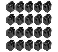 Jushenpoer 20X Mini Socle de TrÉPied en Alliage D'Aluminium CNC Adaptateur de Base pour CamÉRa de Sport en Plein Air pour Accessoire Monopode de Toutes Les Vis 1/4 Pouce