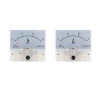 Jushenpoer 2X 85C1-DC 30A DC VoltmèTre Pointeur TêTe Analogique AmpèRemèTre Panneau Indicateur