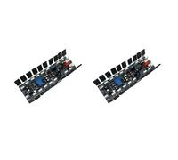 Jushenpoer 2X Carte D'Amplificateur Mono Canal Haute Puissance 1000 W Carte Ampli de ScèNe Professionnelle avec 5200 + 1943 Tubes pour Amplificateurs de Son Bricolage