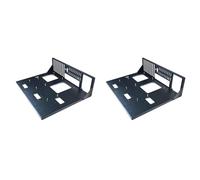 Jushenpoer 2X Châssis D'Ordinateur Ouvert Serveur Bidirectionnel Support de Carte MèRe E-ATX/ATX Rack de Test Rack de Refroidissement Ouvert (EATX)