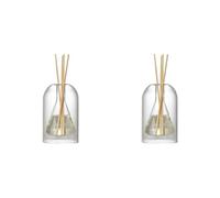 Jushenpoer 2X Conteneurs de Stockage Bouteilles de Diffuseur Bouteille de Diffuseur D'AromathéRapie Bouteille de Verre de Diffuseur Moderne Organisateurs D'Huiles Essentielles, B