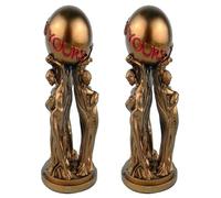 Jushenpoer 2X Est Votre Statue Trophée pour la Décoration de Bureau, de Maison, d'anniversaire, de Cérémonie de Remise des Diplômes, Statue en Résine
