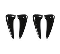Jushenpoer 2X Garniture D'ÉVent D'Admission de Grille de Garde-Boue de Flux d'air D'Aile LatéRale de Voiture pour X5 F15 2014-2018 Accessoires de DéCoration