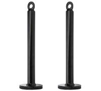 Jushenpoer 2X Gymnase Poids Pin Loading Rack Fitness Poulie Câble SystèMe Fixation HaltèRe HaltèRe Rack Support pour Poids Lift-A