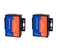 Jushenpoer 2X Module de Serveur Ethernet -TCP232-302 Module de Serveur RS232 vers Ethernet IP Convertisseur Ethernet Prise en Charge DHCP/