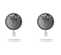 Jushenpoer 2X Mouvement Entier de Remplacement de Mouvement de Montre Automatique MéCanique Adapté Aux Accessoires de PièCes de Rechange NH38/NH38A