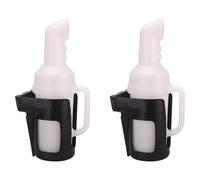 Jushenpoer 2X pour Chariot de Golf Bouteille de Sable pour Club Voiture Divot Remplissage Kit de Bouteille de Sable avec Support Anti-Hochet pour Voiturettes de GolfB