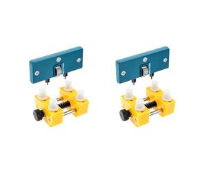 Jushenpoer 2X Regarder Reglable Opener Retour Case Appuyez Plus Closer Remover Reparation Outil D'Horloger et Montre Case Retour Opener Reparation Remover Holder Outil