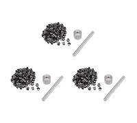 Jushenpoer 3 D'Outils + 300 PièCes Les Rivets D'Installation D'Ongles avec Clous en Laiton Argenté