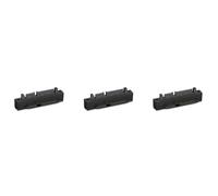 Jushenpoer 3 PièCes SFF-8482 SAS vers SATA Mâle 15 Broches TêTe CourbéE Adaptateur d'angle de 90 DegréS Convertisseur pour Câble de Carte MèRe